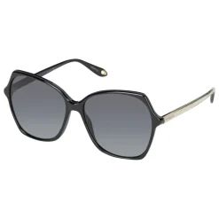 Givenchy - Oversized Sunglasses with Metal Soul Rings Gold and Gray Lenses - Sunglasses - Givenchy Eyewear - Avvenice
