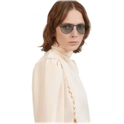 Givenchy - Sunglasses GV Cut in Metal - Ruthenium Blue - Sunglasses - Givenchy Eyewear - Avvenice