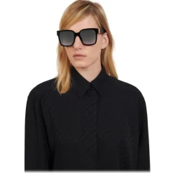 Givenchy - Sunglasses GV3 Square in Acetate - Black Grey - Sunglasses - Givenchy Eyewear - Avvenice