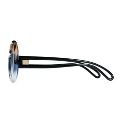 Givenchy - Sunglasses Round Oversize Silhouette in Optyl - Blue Brown - Sunglasses - Givenchy Eyewear - Avvenice