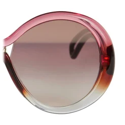Givenchy - Sunglasses Round Oversize Silhouette in Optyl - Pink Brown - Sunglasses - Givenchy Eyewear - Avvenice
