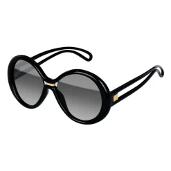 Givenchy - Sunglasses Round Oversize Silhouette in Optyl - Black - Sunglasses - Givenchy Eyewear - Avvenice
