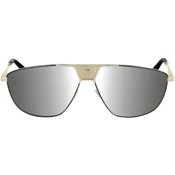 Givenchy - Sunglasses Unisex GV Mesh in Metal - Gold Grey Silver - Sunglasses - Givenchy Eyewear - Avvenice