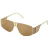 Givenchy - Sunglasses Unisex GV Vision in Metal - Gold Brown - Sunglasses - Givenchy Eyewear - Avvenice