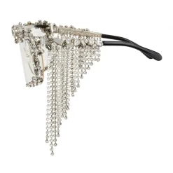 Givenchy - Sunglasses with Swarovski Crystals - Silver - Sunglasses - Givenchy Eyewear - Avvenice