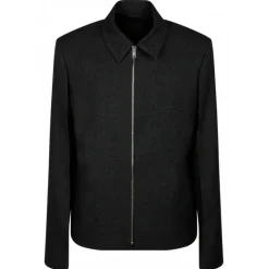 Givenchy - Virgin Wool Grey Melange Short Jacket - Givenchy Exclusive Luxury Collection - Avvenice