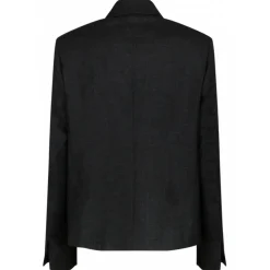 Givenchy - Virgin Wool Grey Melange Short Jacket - Givenchy Exclusive Luxury Collection - Avvenice
