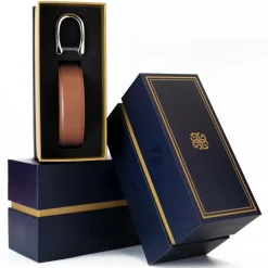 Goldfels - Palladium II - Calfskin Cognac Brown - Brown - Belt - Made in Italy - Luxury Exclusive Collection - Avvenice