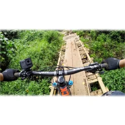 GoPro - Handlebar / Seatpost / Pole Mount - Black - Support - Usable with GoPro HERO6 / HERO5 - 4K 1080p - GoPro Accessories - Avvenice