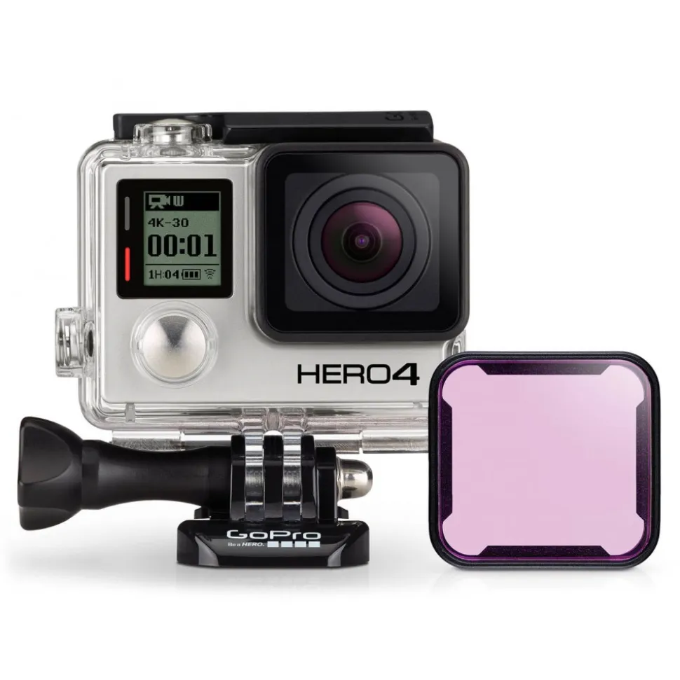 GoPro - Magenta Dive Filter for Standard + Blackout + Camo Housing - GoPro Accessories - Avvenice
