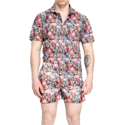 Grace - Grazia di Miceli - Ocean Drive "Little Havana" Men's Shirt - Luxury Collection - Made in Italy - High Quality - Avvenice