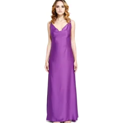 Grace - Grazia di Miceli - "Española Way" Purple Women's Dress - Luxury Collection - Made in Italy - High Quality - Avvenice
