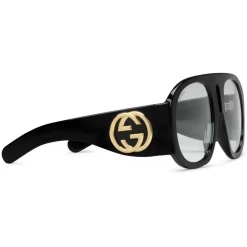 Gucci - Acetate Glasses - Black Light Blue - Gucci Eyewear - Avvenice