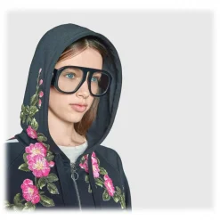 Gucci - Acetate Sunglasses - Black Blue - Gucci Eyewear - Avvenice