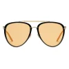Gucci - Aviator Acetate and Metal Sunglasses - Black Gold - Gucci Eyewear - Avvenice