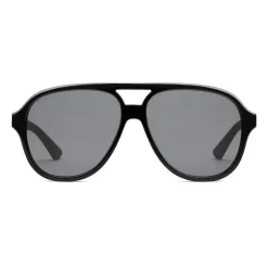 Gucci - Aviator Acetate and Metal Sunglasses - Black - Gucci Eyewear - Avvenice