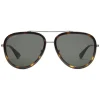 Gucci - Aviator Acetate Sunglasses - Dark Tortoiseshell Acetate - Gucci Eyewear - Avvenice