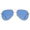 Gucci - Aviator Metal Sunglasses - Gold  with Yellow Detail - Gucci Eyewear - Avvenice