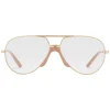 Gucci - Aviator Metal Sunglasses - Shiny Gold - Gucci Eyewear - Avvenice
