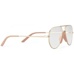 Gucci - Aviator Metal Sunglasses - Shiny Gold - Gucci Eyewear - Avvenice