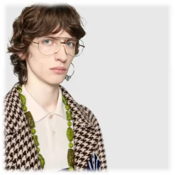 Gucci - Aviator Metal Sunglasses - Shiny Gold - Gucci Eyewear - Avvenice