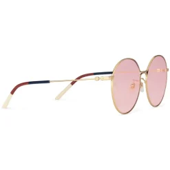 Gucci - Aviator Metal Sunglasses - Shiny Gold - Gucci Eyewear - Avvenice