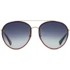 Gucci - Aviator Metal Sunglasses - Gold with Glitter Detail - Gucci Eyewear - Avvenice