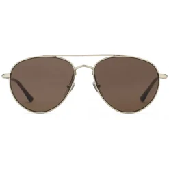 Gucci - Aviator Sunglasses in Metal - Shiny Light Gold - Gucci Eyewear - Avvenice