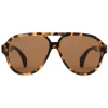 Gucci - Aviator Sunglasses with Ribbon Gucci - Light Turtle Acetate - Gucci Eyewear - Avvenice