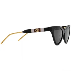 Gucci - Cat Eye Acetate Sunglasses - Black  - Gucci Eyewear - Avvenice
