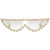 Gucci - Cat Eye Metal Sunglasses with Crystals - Gold Crystals - Gucci Eyewear - Avvenice