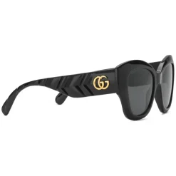 Gucci - Cat Eye Sunglasses - Black Grey - Gucci Eyewear - Avvenice