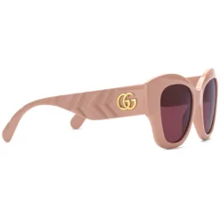 Gucci - Cat Eye Sunglasses - Pink Burgundy - Gucci Eyewear - Avvenice