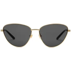 Gucci - Cat Eye Sunglasses - Grey Gold - Gucci Eyewear - Avvenice