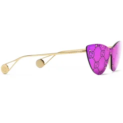 Gucci - Cat-eye Mask Sunglasses - Pink - Gucci Eyewear - Avvenice