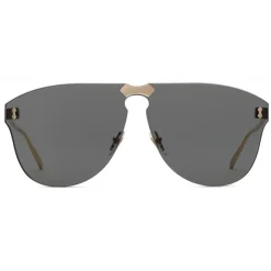 Gucci - Frameless Aviator Sunglasses - Grey Gold Lenses - Gucci Eyewear - Avvenice