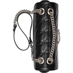 Gucci - GG Marmont Small Shoulder Bag - Black Leather - Bag - Gucci Exclusive Collection - Avvenice