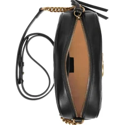 Gucci - GG Marmont Small Shoulder Bag - Black Leather - Bag - Gucci Exclusive Collection - Avvenice