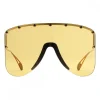 Gucci - Mask Sunglassed with Star Rivets - Yellow - Gucci Eyewear - Avvenice