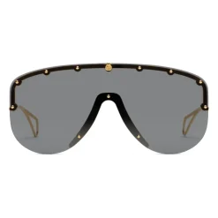 Gucci - Mask Sunglasses - Black Gold - Gucci Eyewear - Avvenice