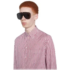 Gucci - Mask Sunglasses - Black Gold - Gucci Eyewear - Avvenice