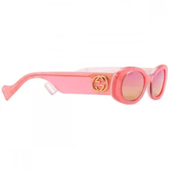 Gucci - Oval Sunglasses - Pink - Gucci Eyewear - Avvenice