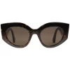 Gucci - Oversize Cat Eye Acetate Sunglasses - Sylvie Web Acetate - Gucci Eyewear - Avvenice