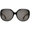 Gucci - Oversized Round Sunglasses in Acetate - Black Acetate - Gucci Eyewear - Avvenice