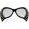 Gucci - Oversized Sunglasses with Mother-of-Pearl Details - Black - Gucci Eyewear - Avvenice