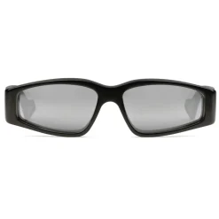 Gucci - Rectangular Acetate Sunglasses - Black - Gucci Eyewear - Avvenice
