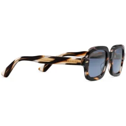 Gucci - Rectangular Acetate Glasses - Turtle Striped Acetate - Gucci Eyewear - Avvenice