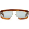 Gucci - Rectangular Acetate Sunglasses - Turtle - Gucci Eyewear - Avvenice