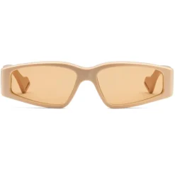 Gucci - Rectangular Acetate Sunglasses - Beige - Gucci Eyewear - Avvenice