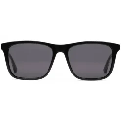 Gucci - Rectangular Metal Sunglasses - Polished Black Acetate - Gucci Eyewear - Avvenice
